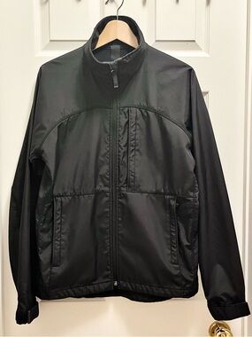 Old Navy Soft Shell Jacket Fleece Lined Full Zip Black Size M